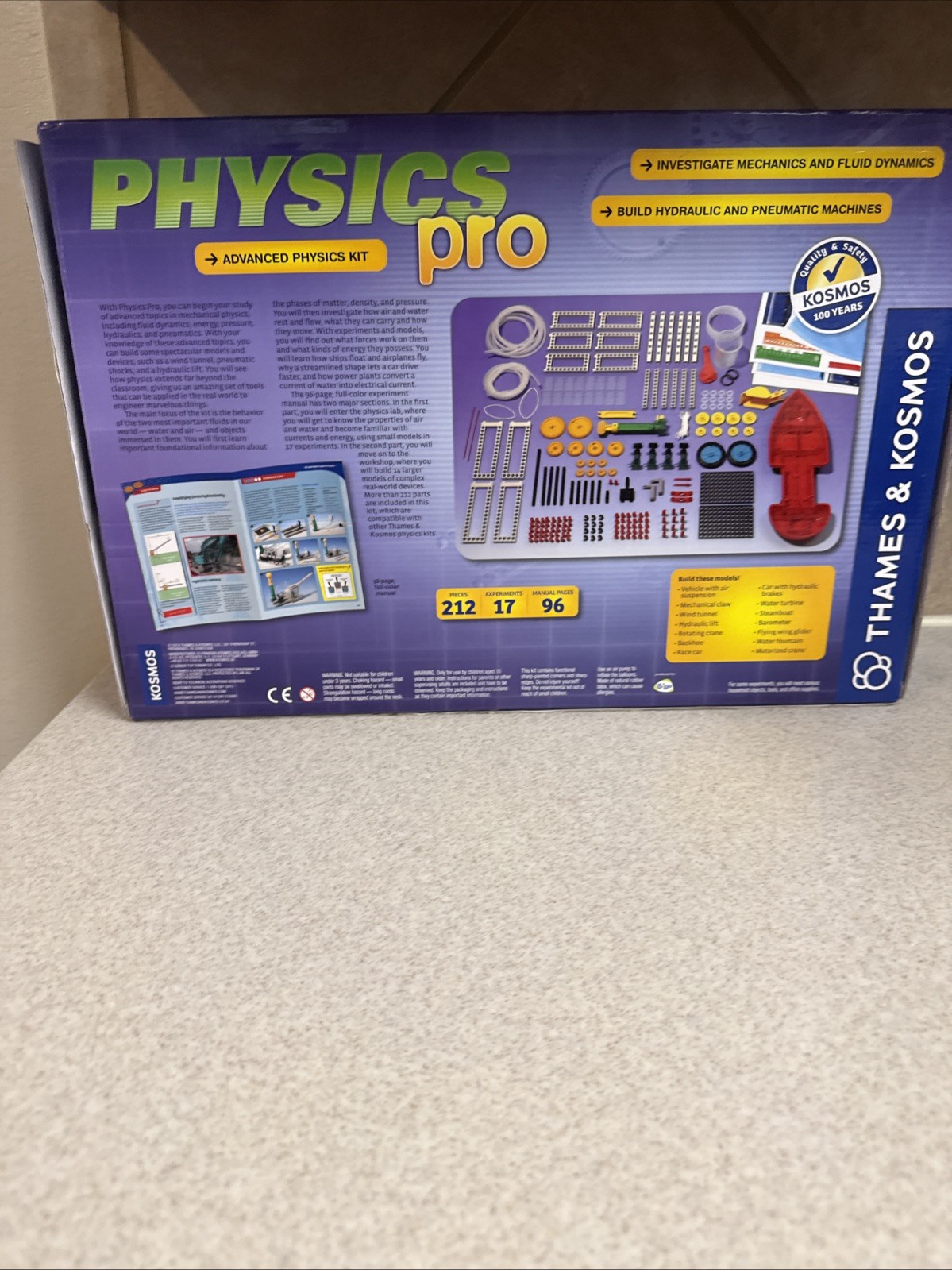 Thames & Kosmos Physics Pro (V2.0): Educational Science Kit for Kids, Grades