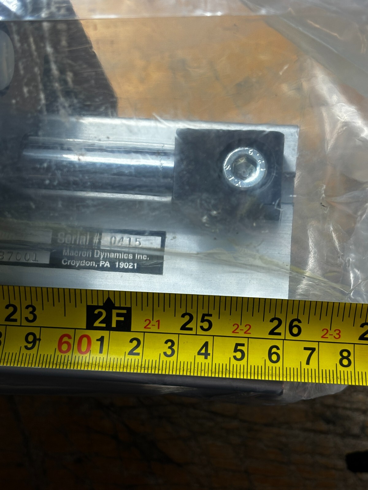 Macron Dynamics 10187001 Linear Actuator 162K558H01 NEW SN: 0415 ✅