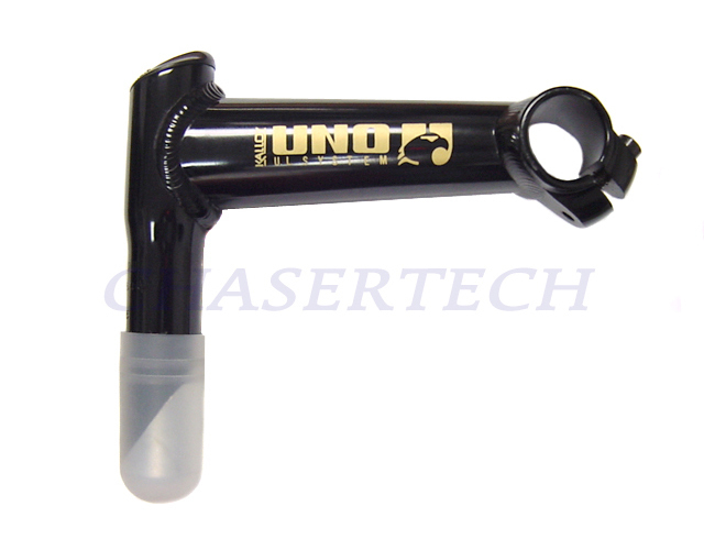 New Uno MTB Bicycle Bike Quill Stem 25.4 130mm 0° Bore 25.4mm Black