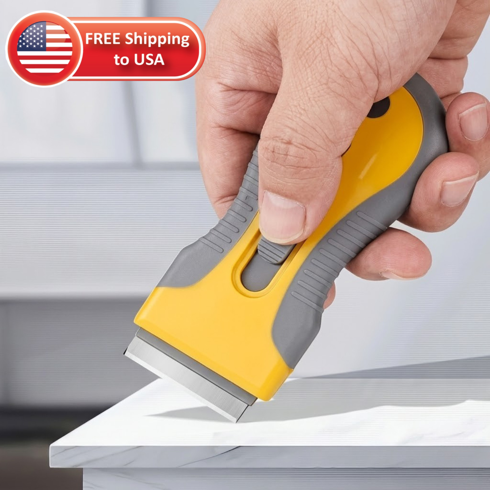 Razor Cleaning Scraper Household Kitchen Bathroom Grout Sticker Remover Tool 1Pc