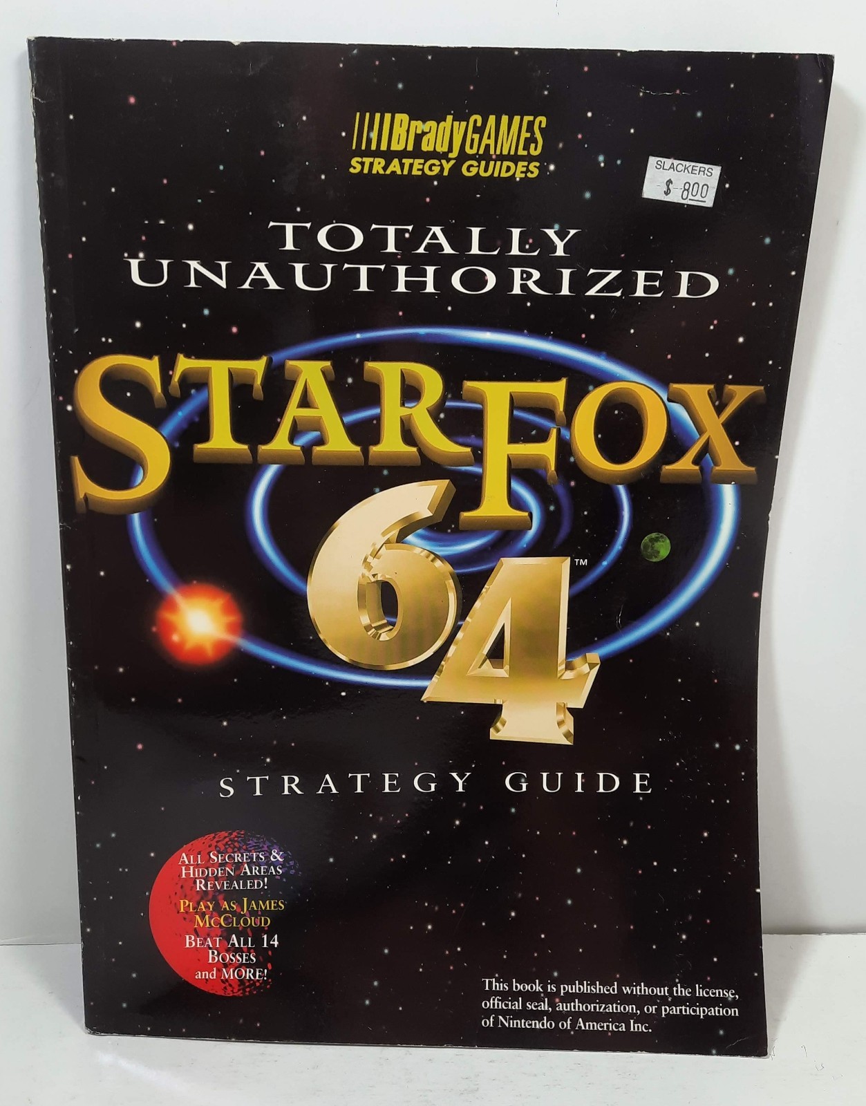 Star Fox 64 Totally Unauthorized Strategy Guide Brady Nintendo Fox McCloud