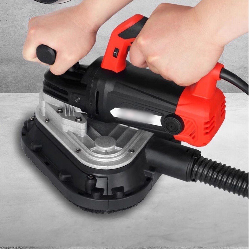 220V Three Heads Dustless Grinder Triangle Floor Grinding Edge Concrete Grinder