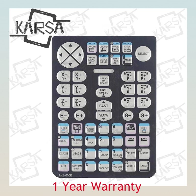 AKS-000E Membrane Keypad Membrane for YRC1000 Teach Pendant Repair Replacement