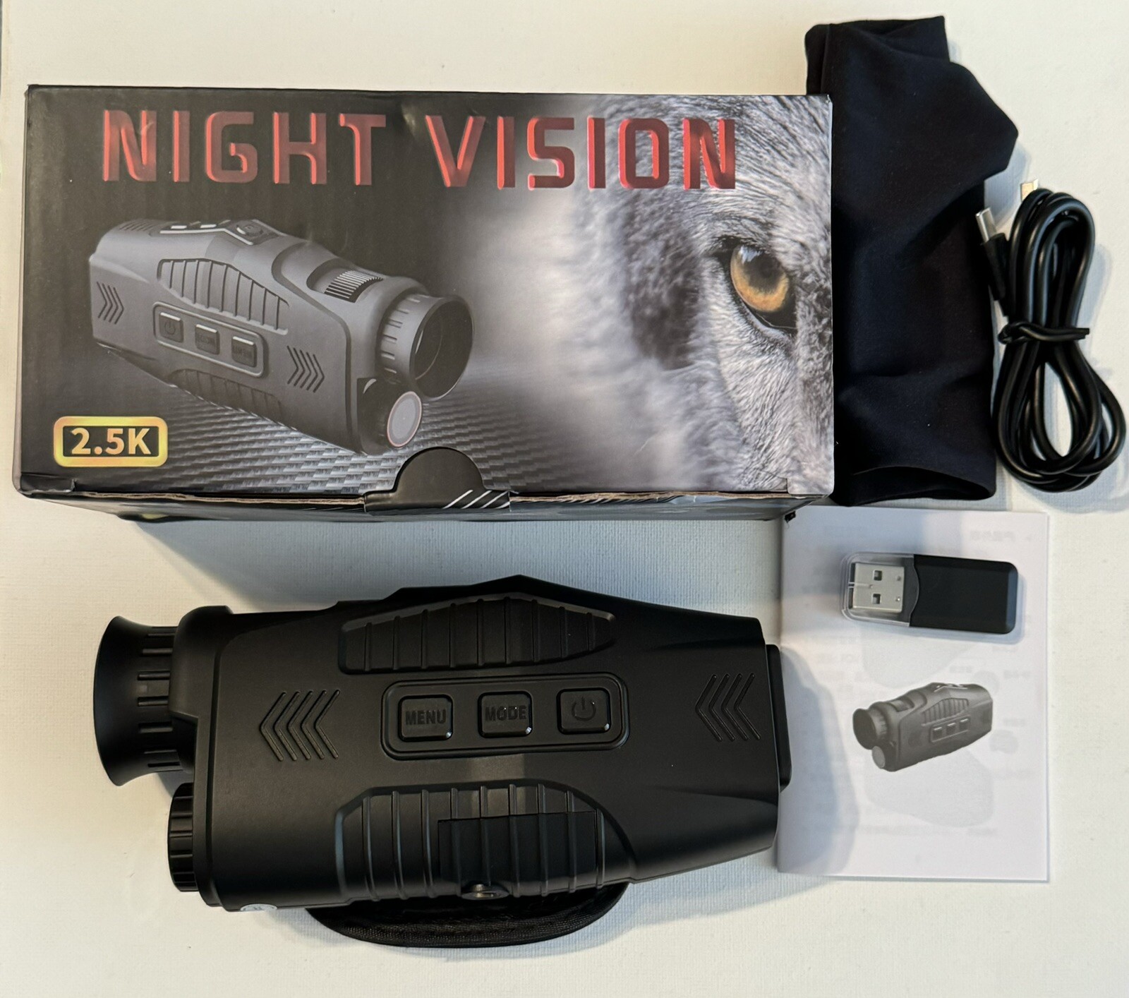 1080p Night Vision Camera, Unbranded, WA Lens, HD Video Recording, Open Box Cond