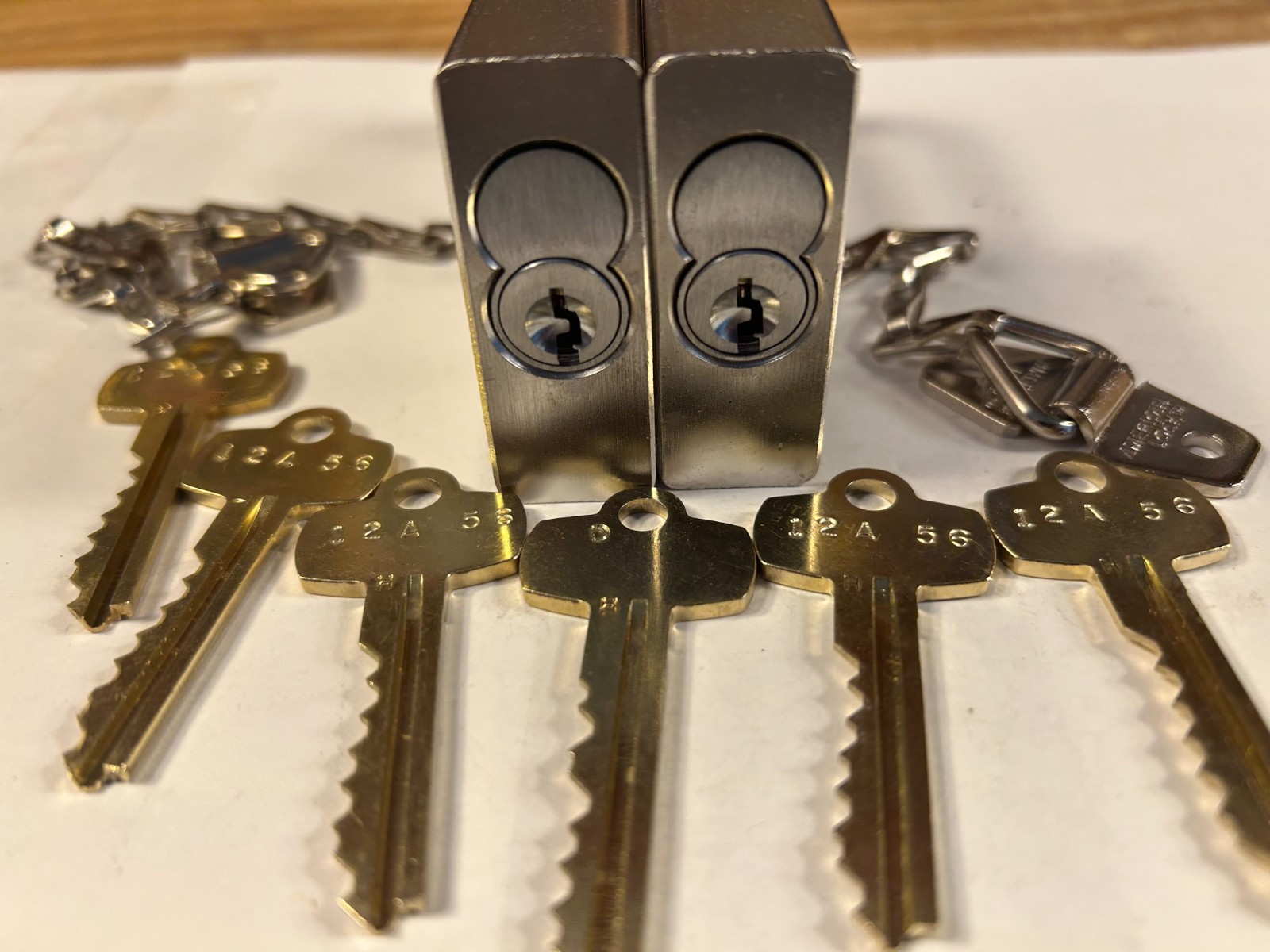 2-American Lock 3261 new padlocks keyed