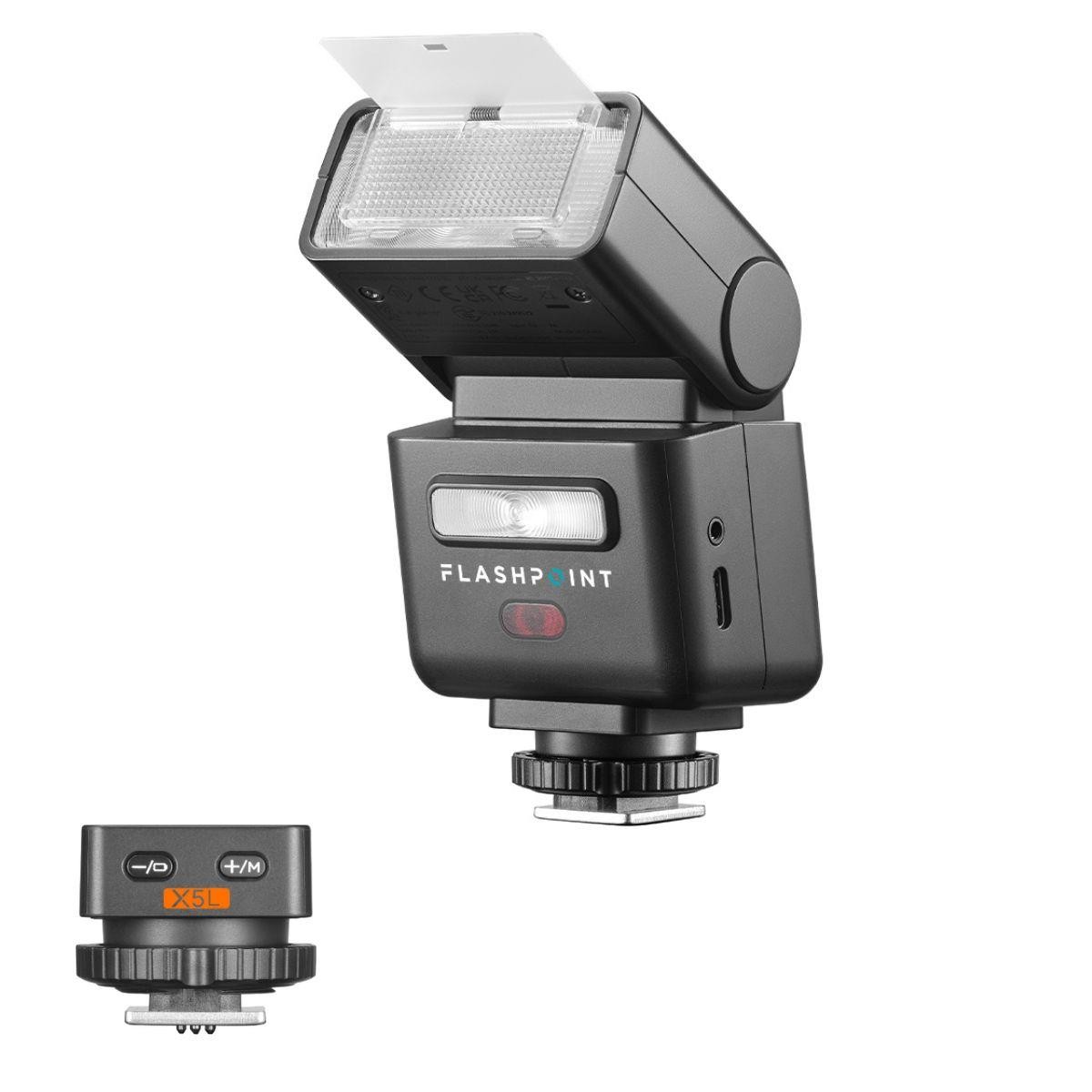 Flashpoint iT32 Compact R2 TTL Mini Camera Flash with Detachable Magnetic X5-L I