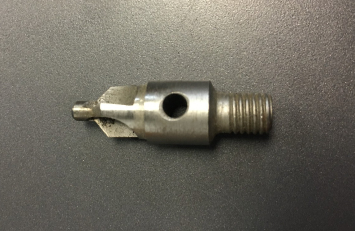 5/16" Piloted Countersink 1.5" LONG, Threaded Shank 1/4"