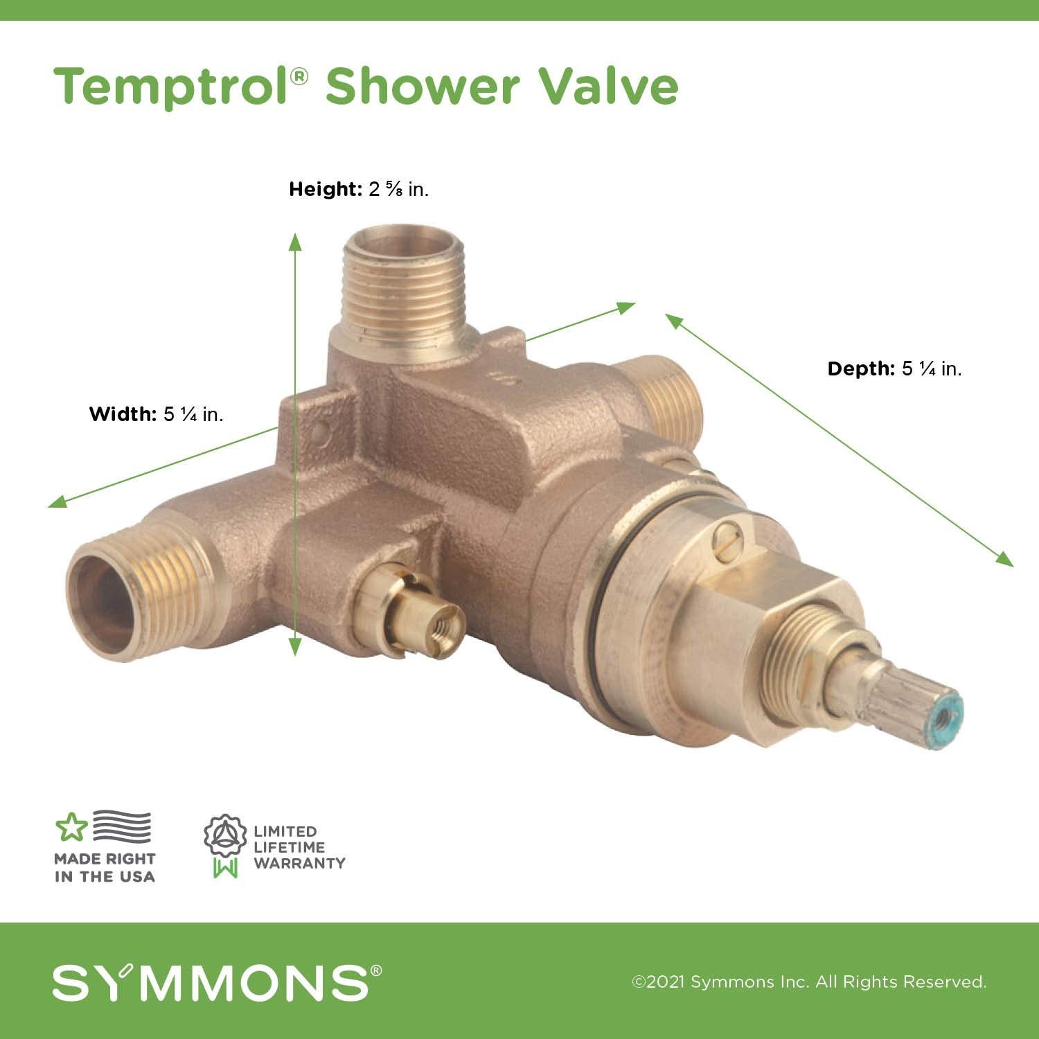 Symmons 261XBODY - Rough In Valves Valves