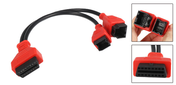 12+8 OBD Cable Adaptor Diagnostic Cable Connector Single Custom for Chrysler