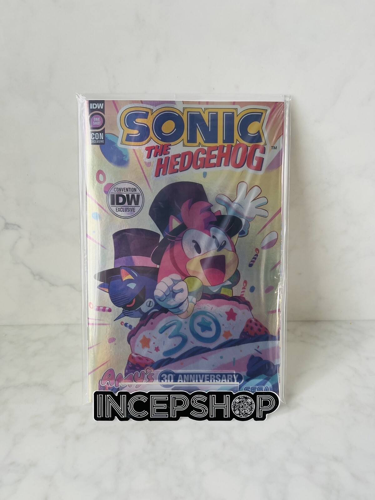 Sonic the Hedgehog (IDW Comics) - Amys 30th Anniversary NYCC Foil Variant NEW NM