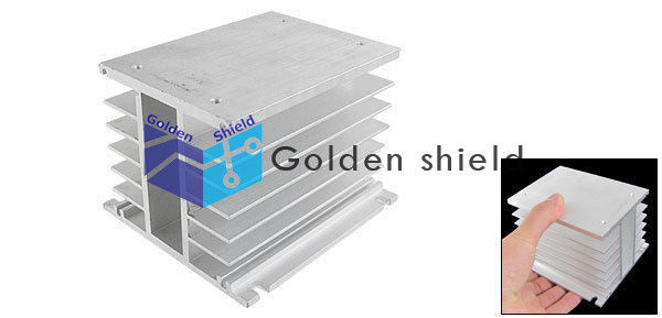 Three 3 Phase Aluminum Heat Sink for Solid State Relay SSR Heat Dissipation✦Kd
