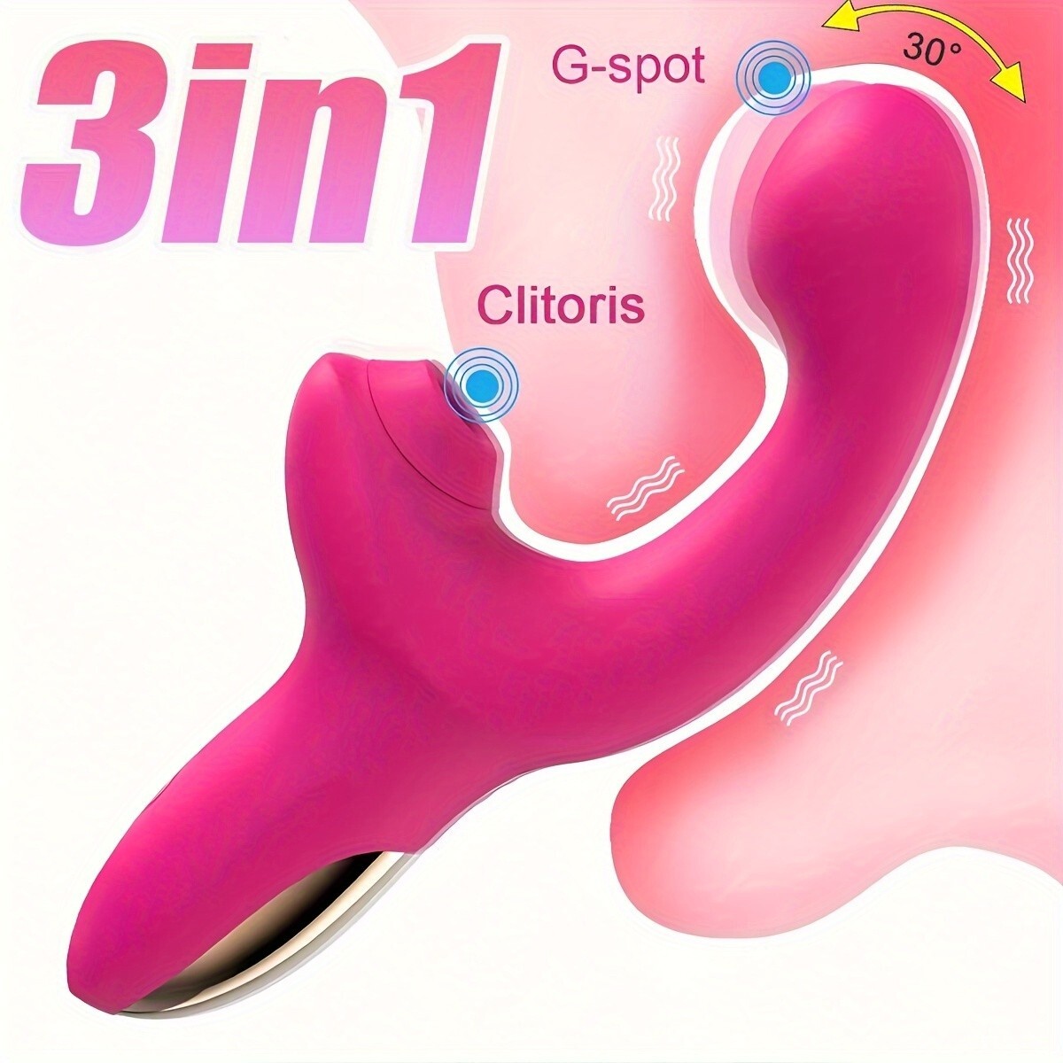Sucking Rabbit Vibrator Clit Sucker Women G-spot Massager Dildo Adult Sex Toys