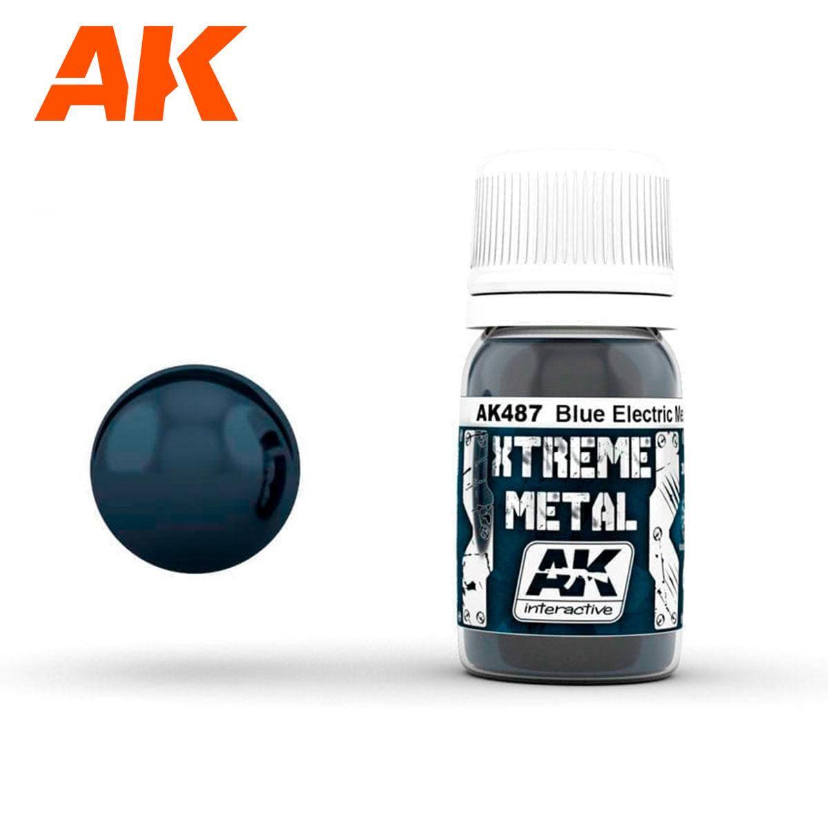 AK Interactive AK487 Xtreme Metal Metallic Blue 30ml - US