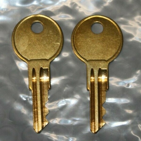 001-250 2-Keys Craftsman tool boxes cut to your code 001-250 replacement key