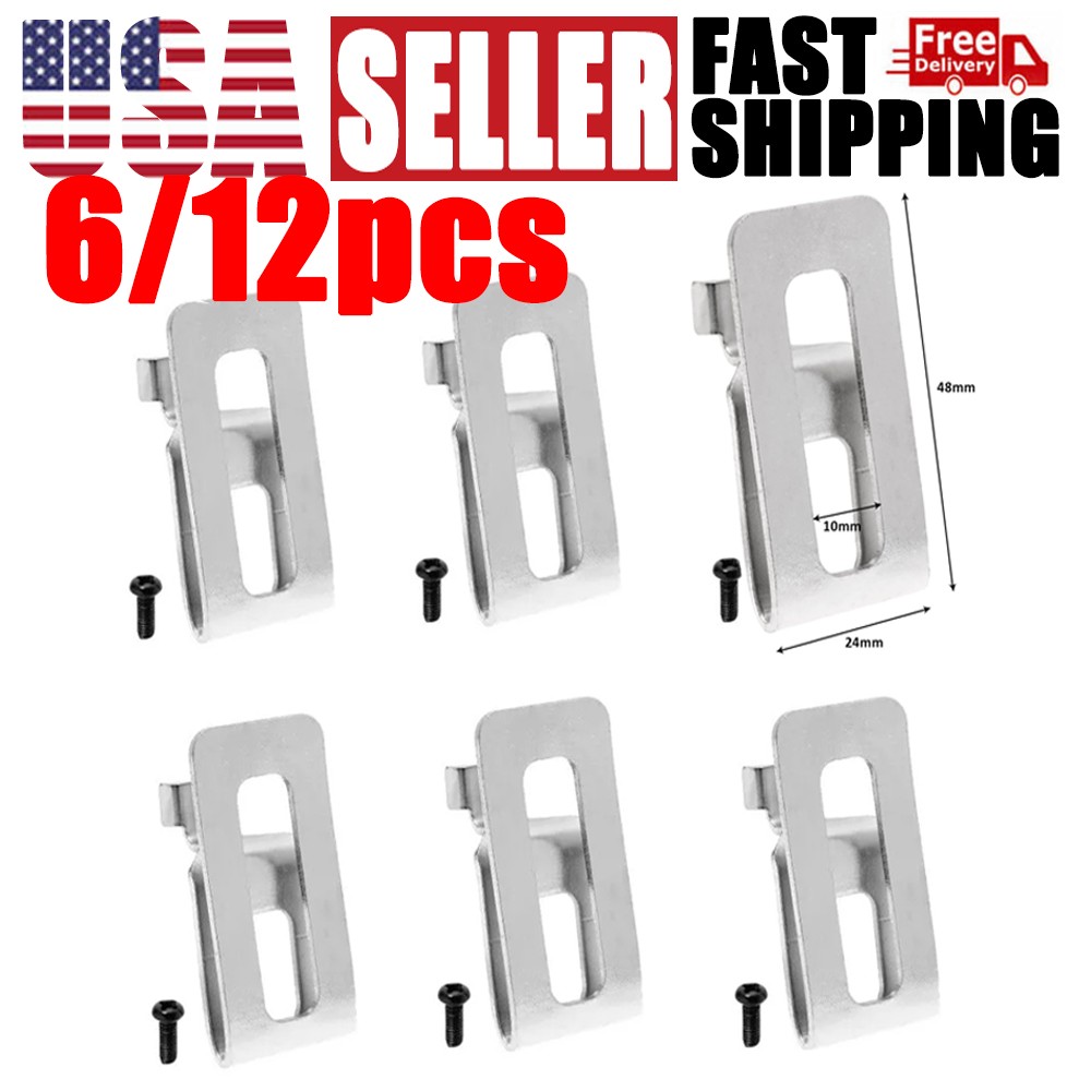 6/12PCS Have Screw Waist Buckle Belt Clip Hooks For WORX 20V WU268 WU278 WU279