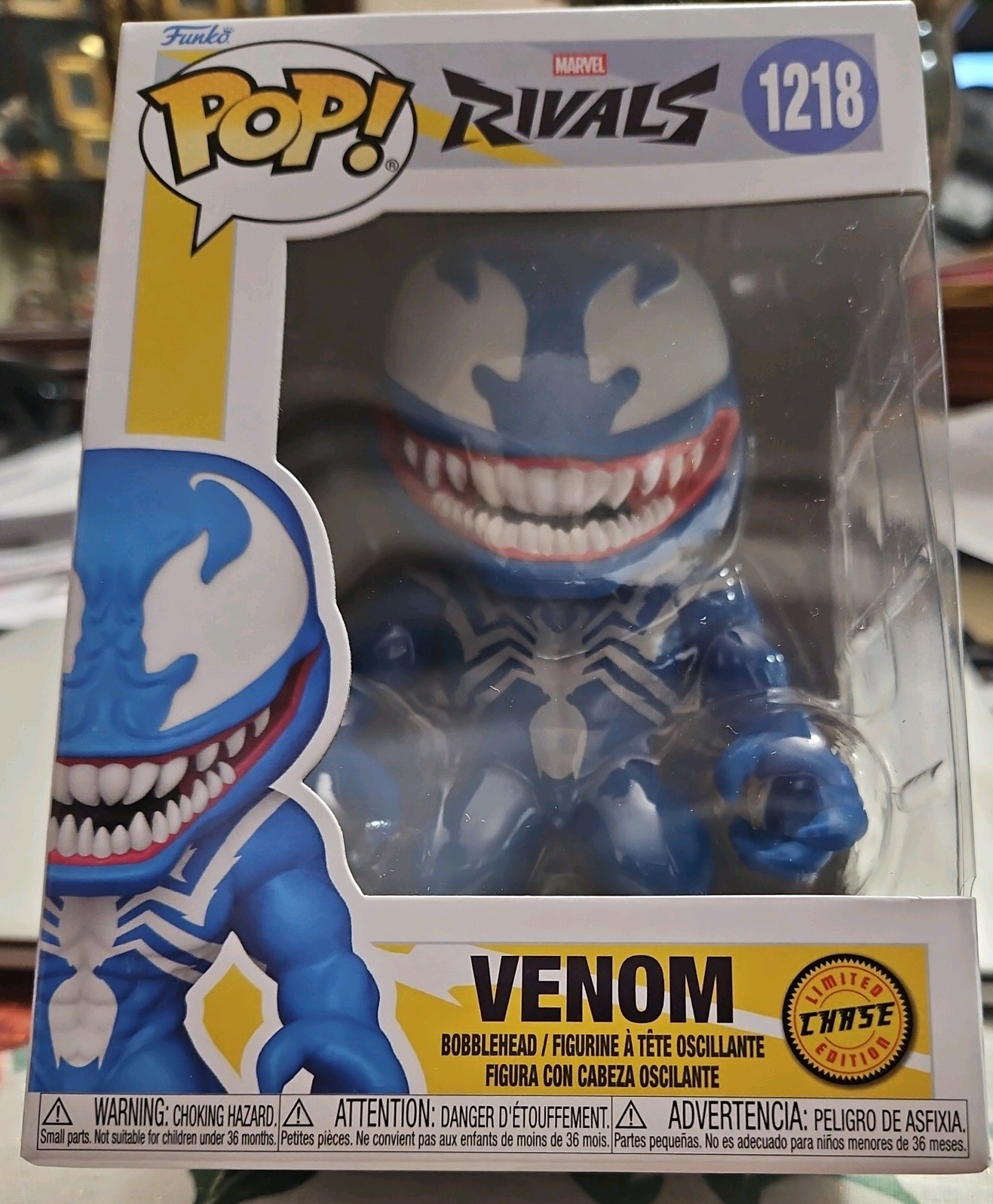 Funko POP! Marvel Rivals - Venom Figure CHASE Blue #1218