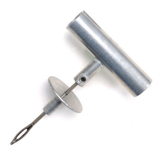 Die Cast Aluminum Tire Plug Installation Tool, 4" needle, repair kit HEAVY DUTY