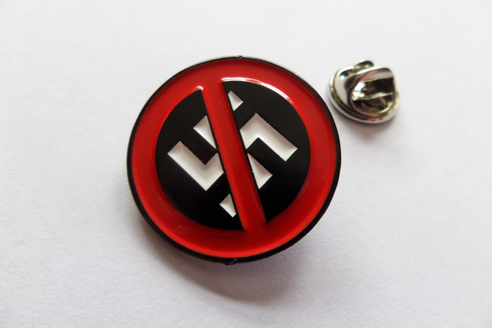 4 ANTI FASCIST metal badge bargain deal enamel pins