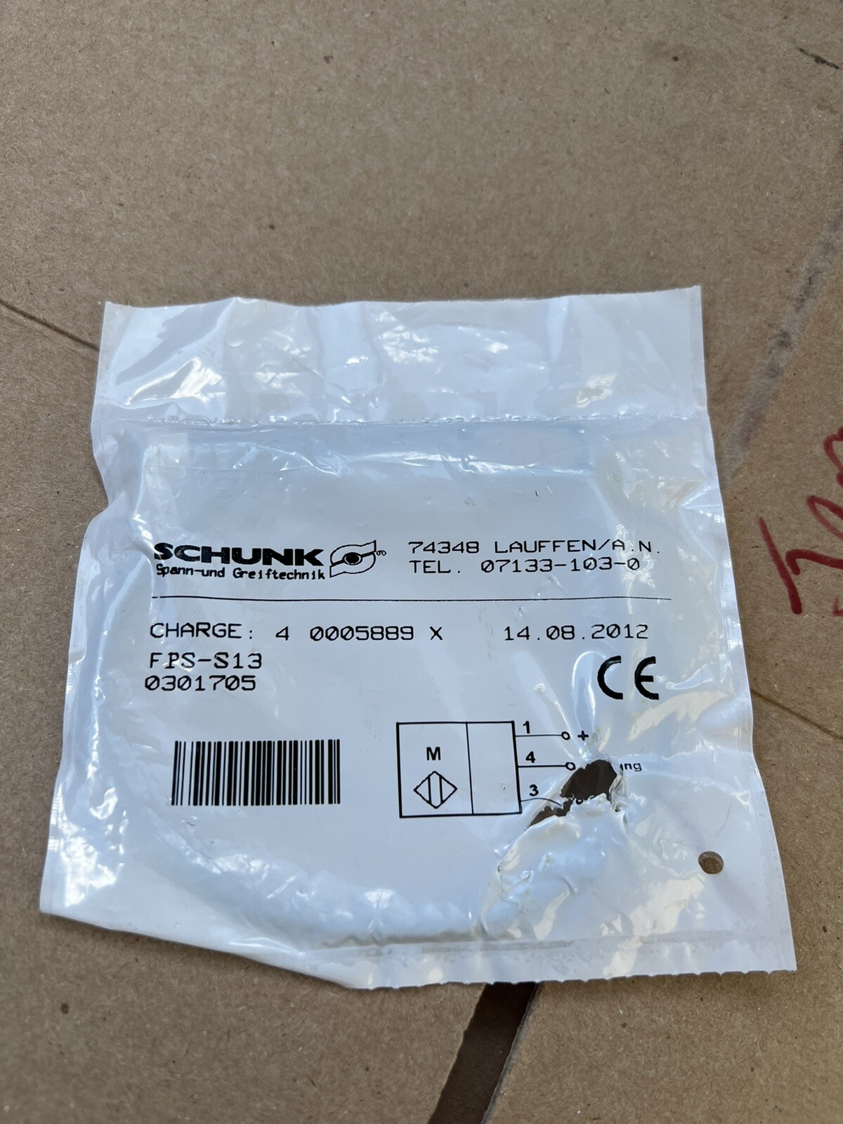 nos Schunk 0301705 / FPS-S13 Position Switch