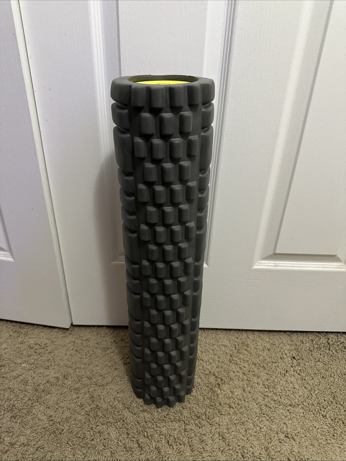 Prima Lole Foam Roller 24” Gray Deep Tissue Massage Relaxation Circulation