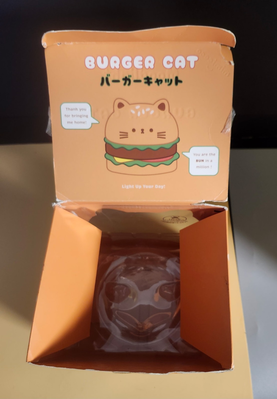 Moodlight-Nightlight Mimicoco BURGER CAT