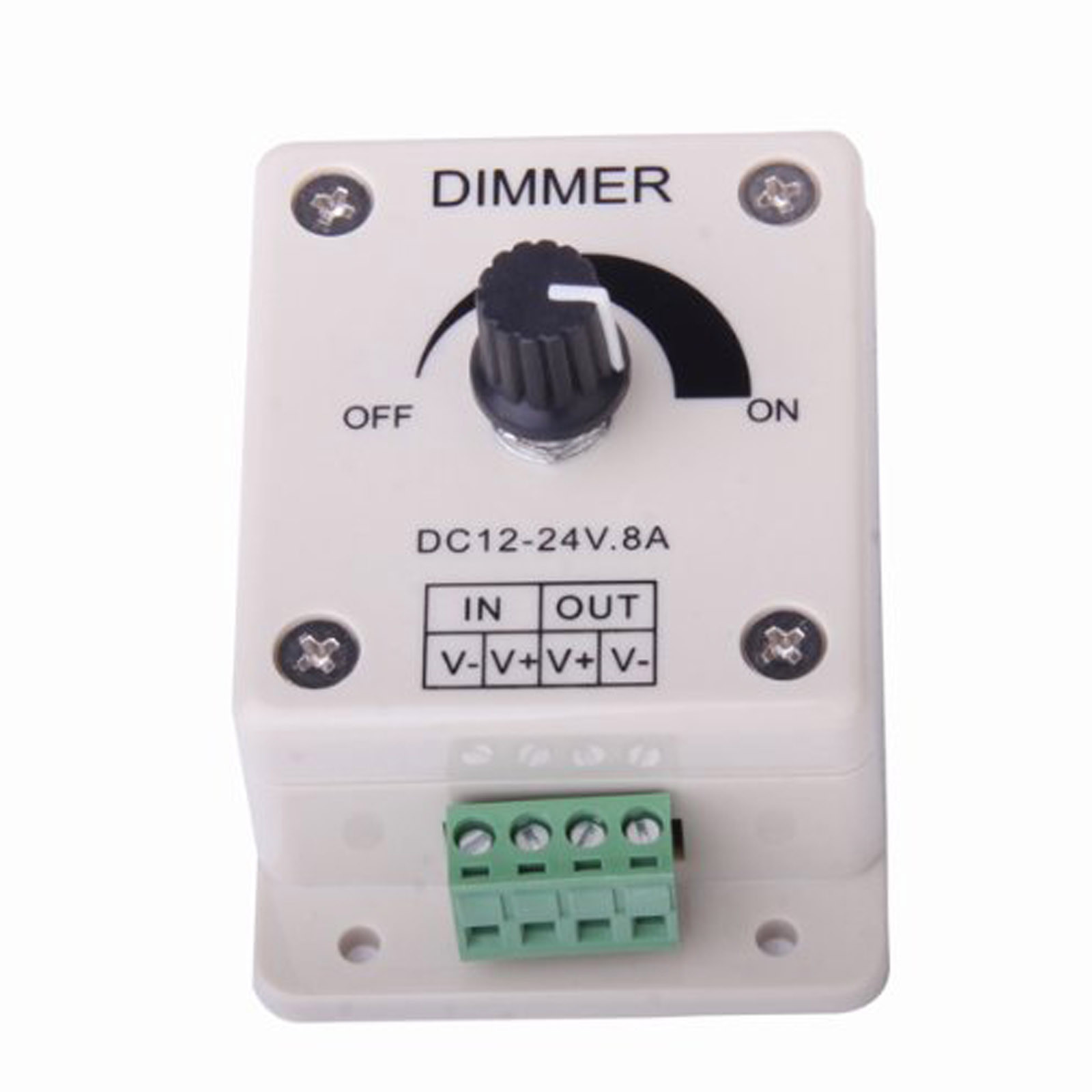 12V- 24V 8A Switch Dimmer Brightness Controller Power Save for LED Strip Light