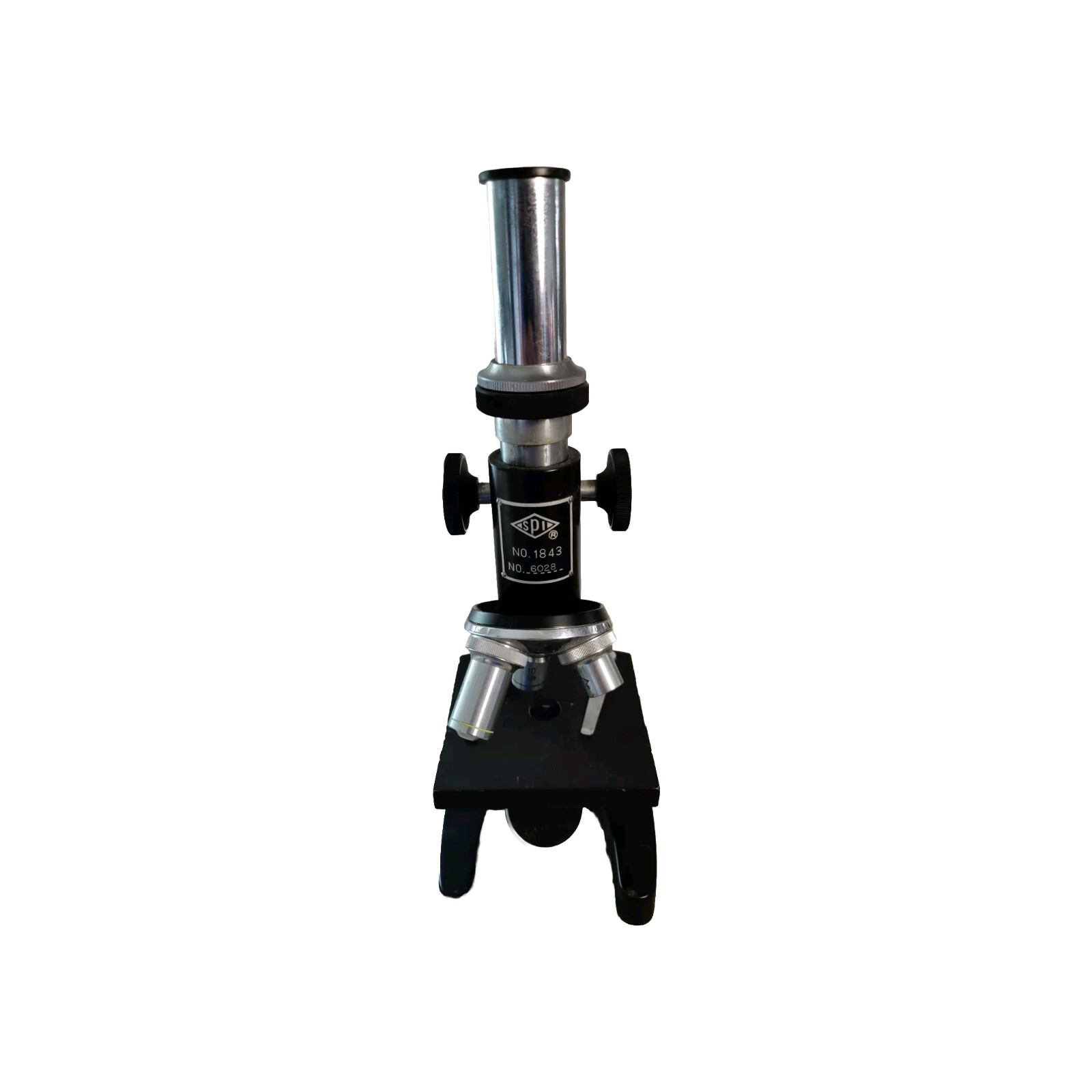 Vintage SPI Microscope No. 1843 5x 10x 15x 40x