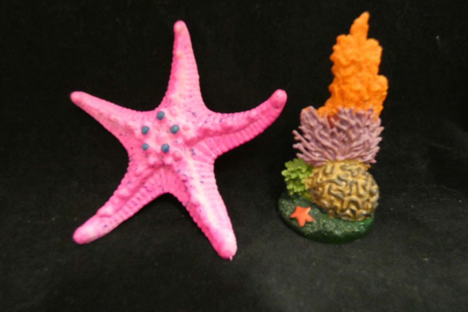 Star Fish & Coral Reef Plastic Figure Lot Toys