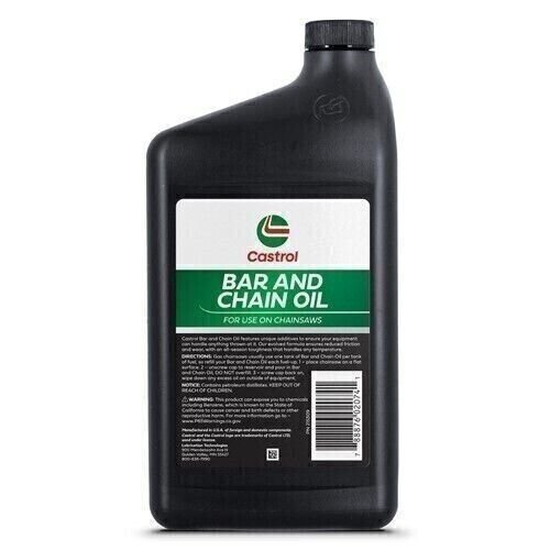 Castrol 215309 Bar and Chain Oil For Chainsaws – All Season Formula – Case of 12