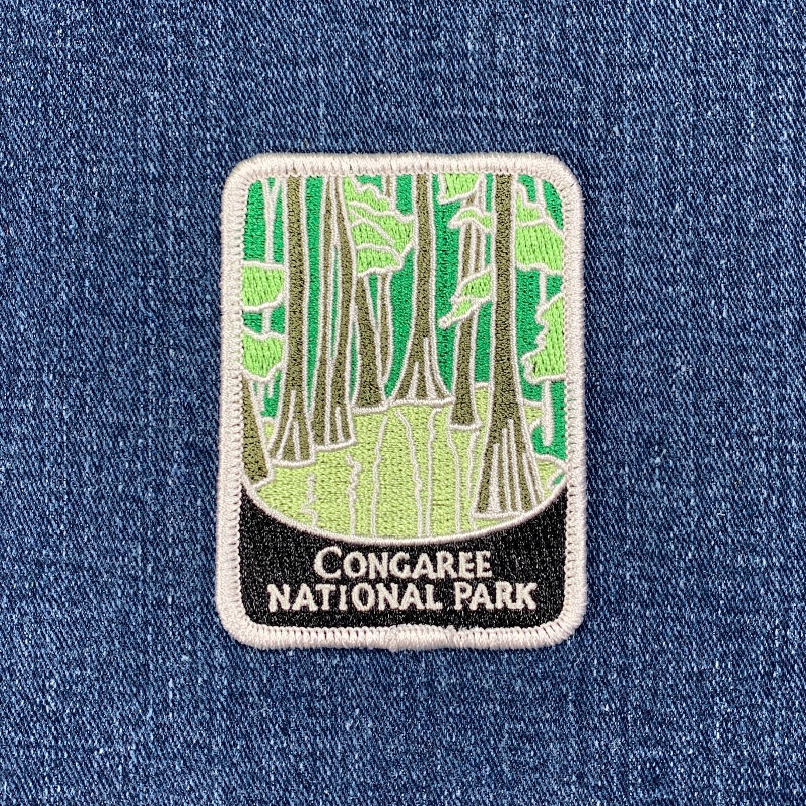 Congaree National Park Patch Embroidered South Carolina Hiking Gift Travel Badge