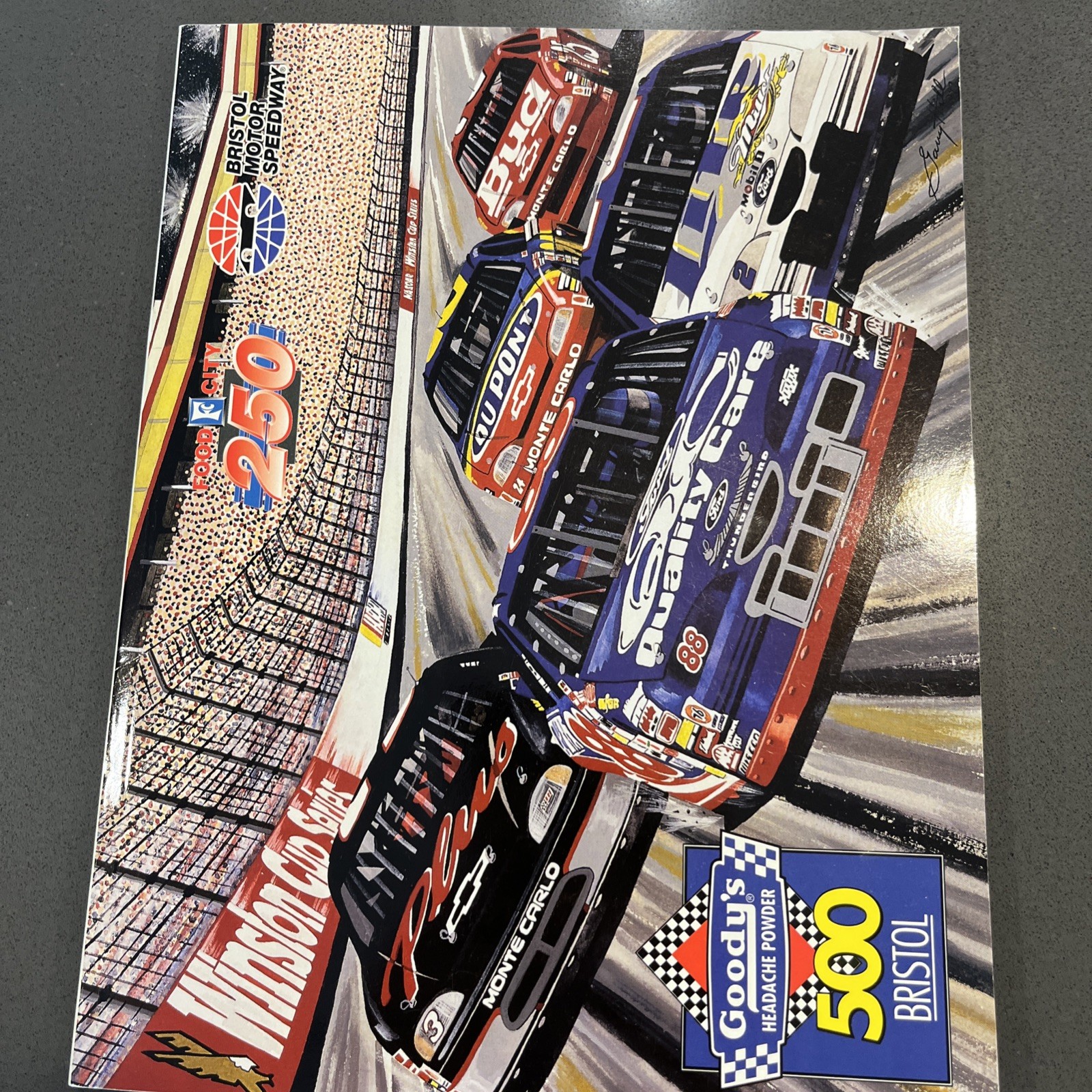 Bristol Motor Speedway NASCAR Auto Race Program 8/1997 Earnhardt