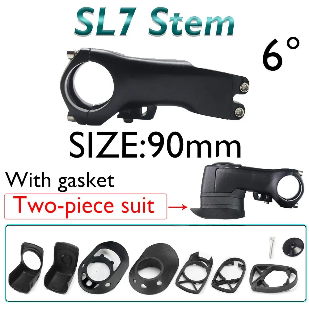 Carbon Road Bicycle Stem 80-110mm Bike Computer Stand SL7 Gasket And Cover