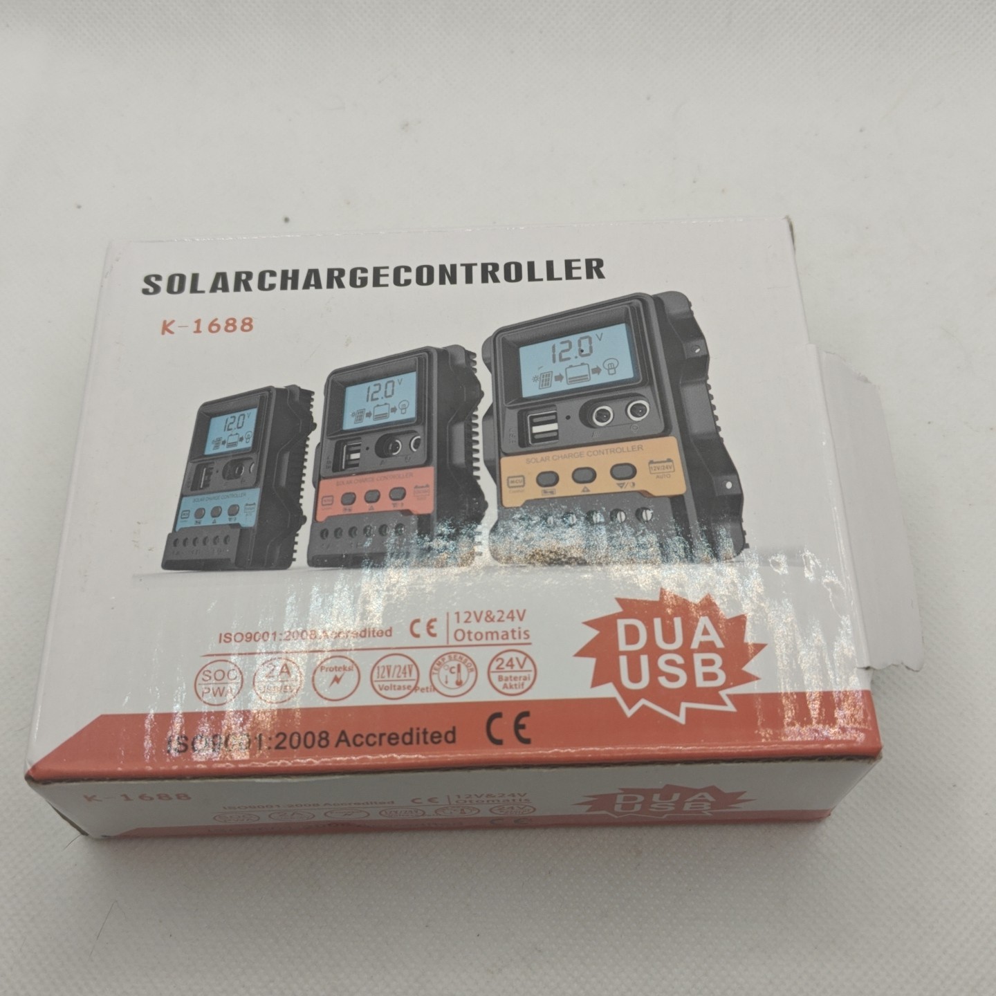Solar Charge Controller K-1688 12V/24V