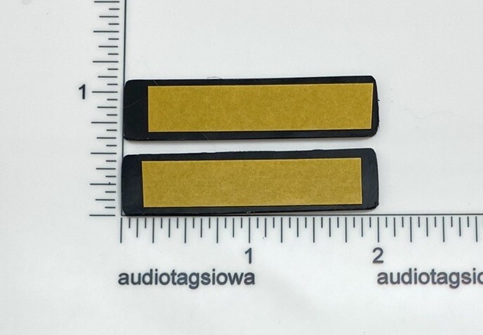 Infinity Reference Speaker Badge Logo Custom Made 3D Incised Acrylic Pair