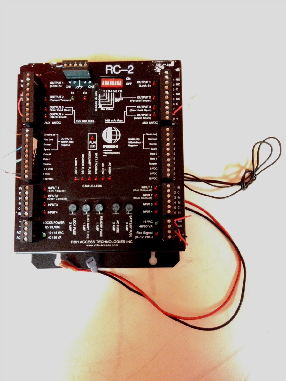 Defective RBH Access Technologies RC-2 Controller AS-IS