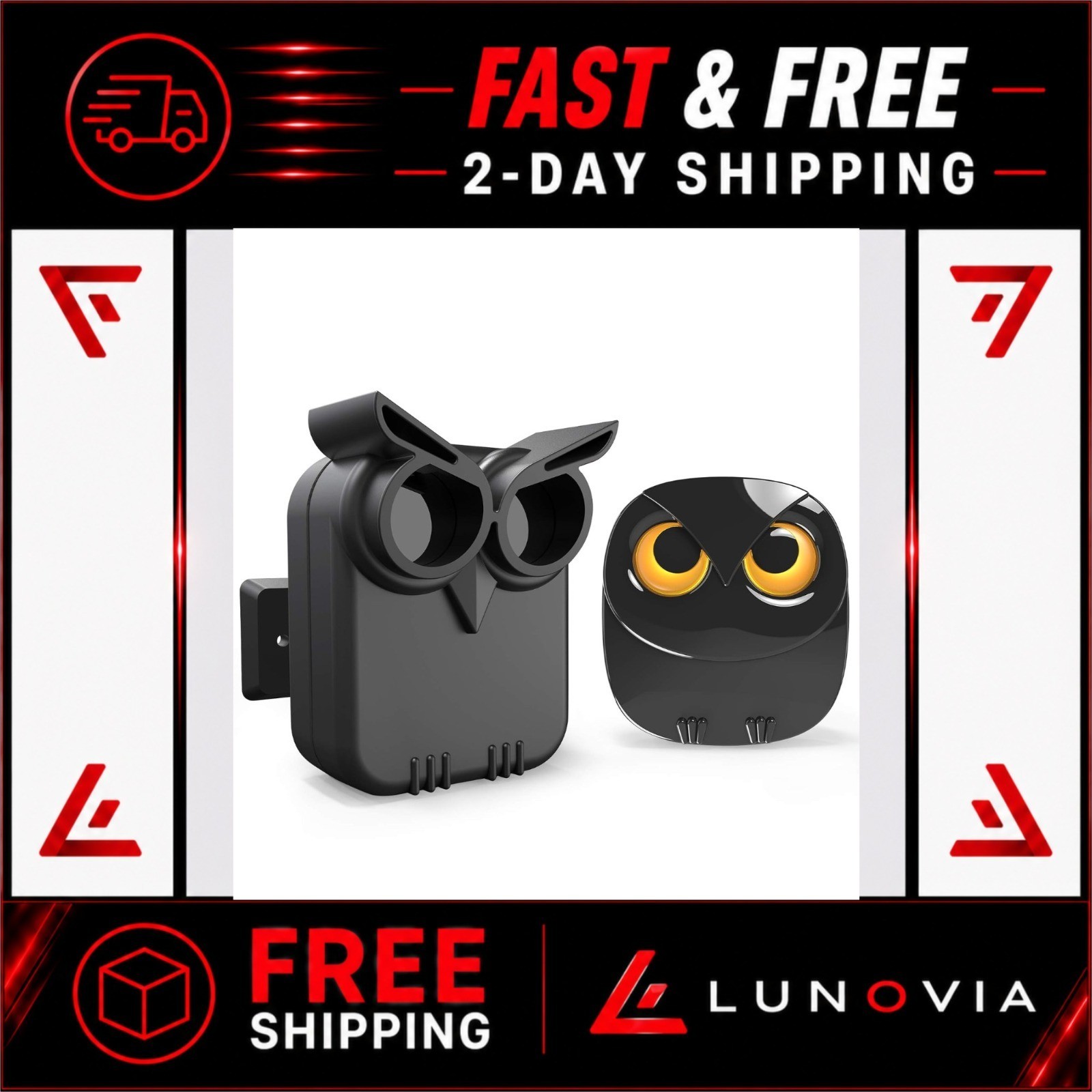 HTZSAFE Driveway Alarm 1/2 Mile Motion Sensor Weather Resistant
