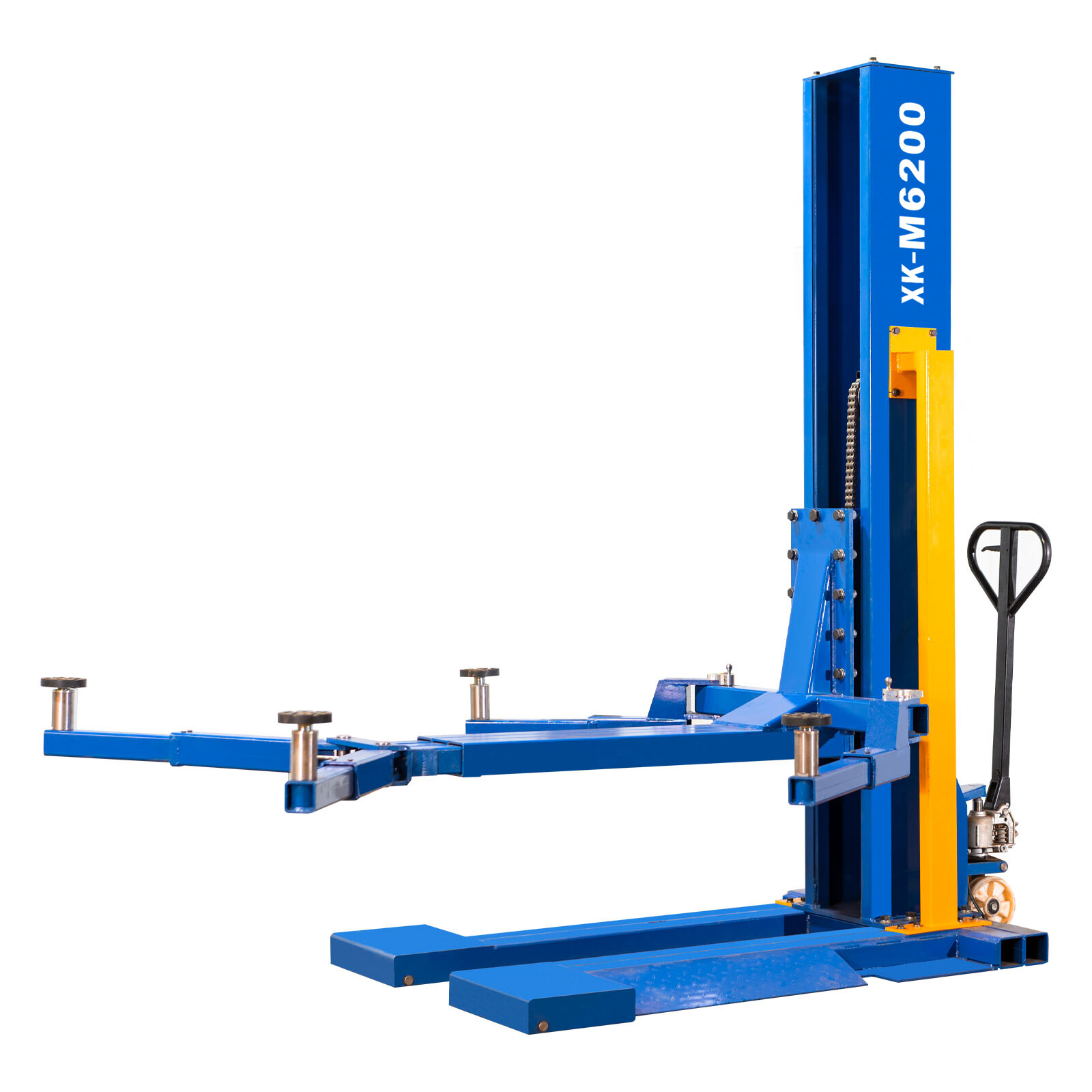 XK M6200 Single Post Lift Car Lifts 220V Unlock Mobile Repair Tool Manually