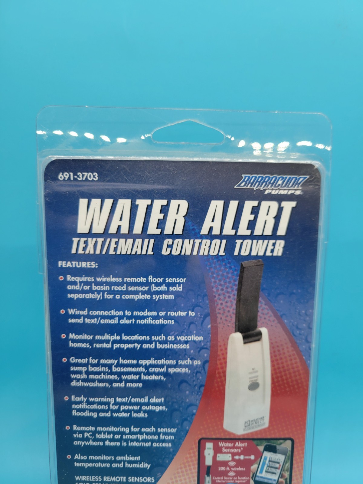 Barracuda Water Detector Text Email Control Tower 691-3703