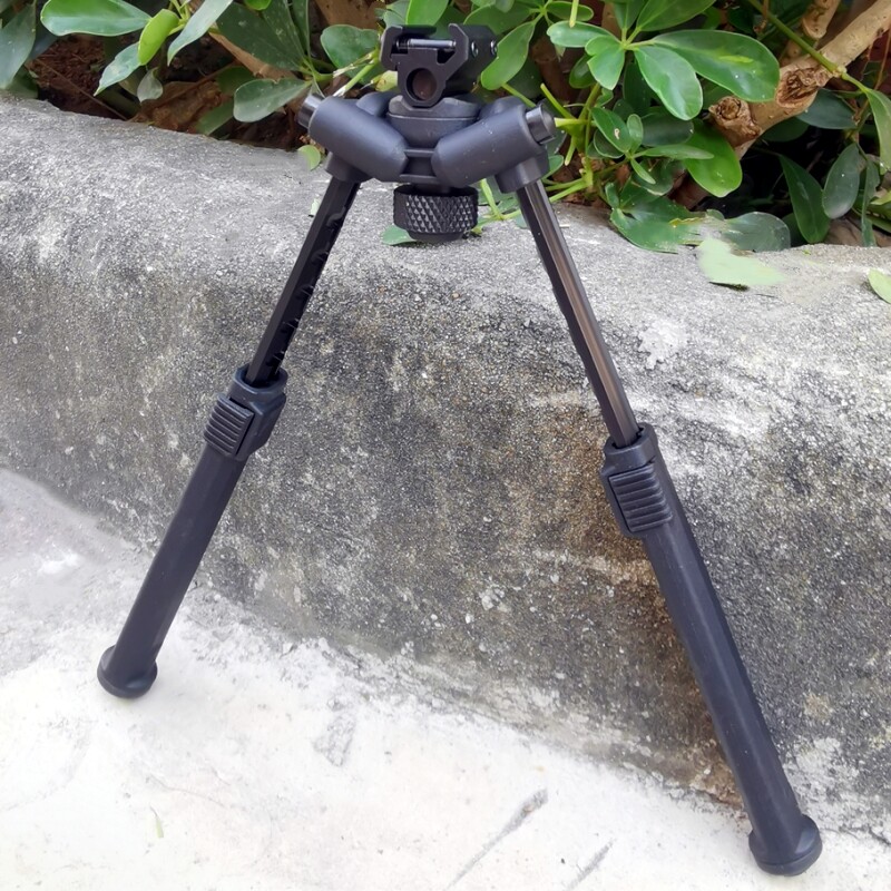 Adjustable Rifle Bipod 1913#Picatinny / Mlcok Rail Mount Bipod Aluminum Polymer