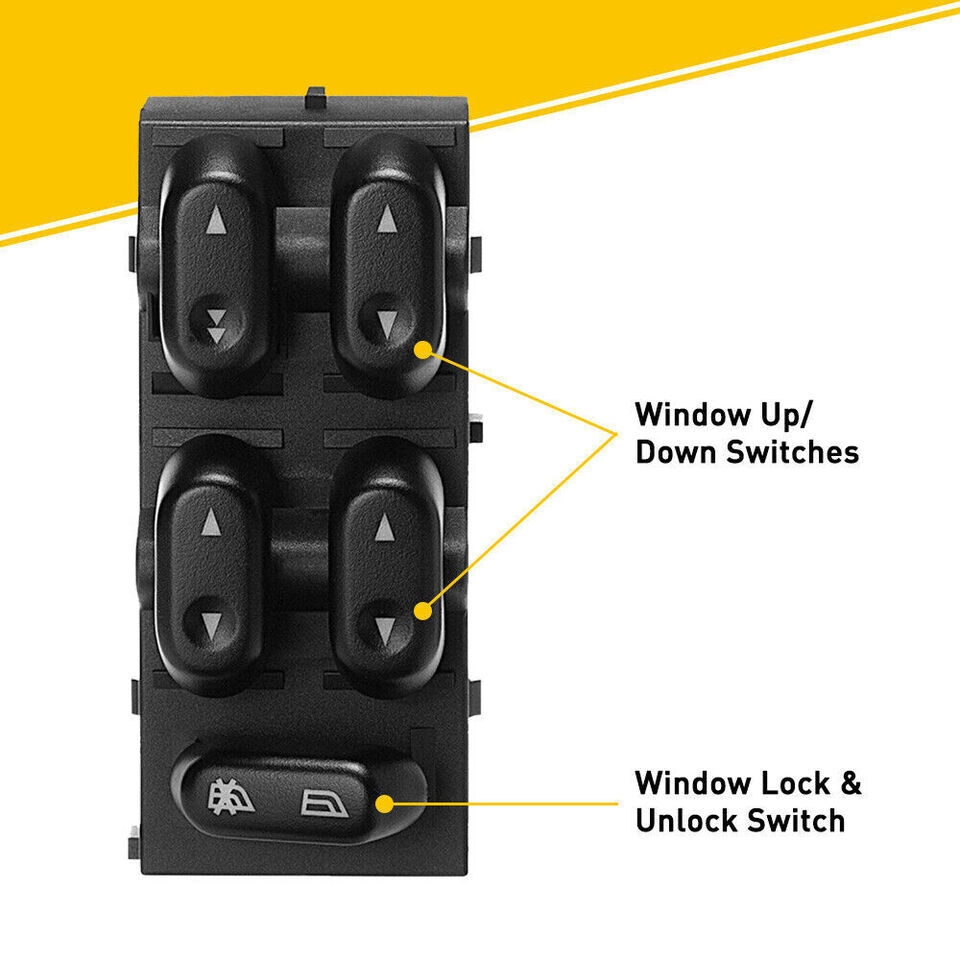 Master Window Power Door Control Switch 2004-2008 for Ford F150 Left Side Driver