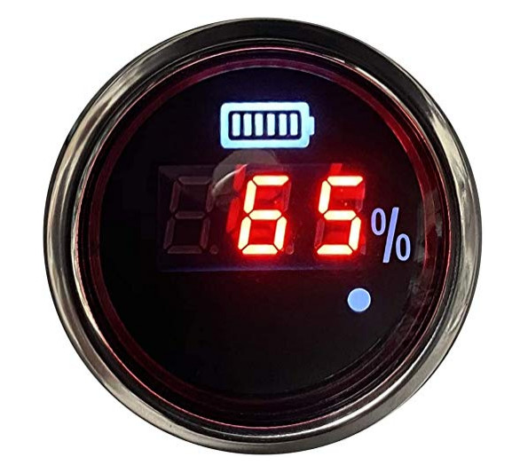 Digital State of Charge 36 Volt Golf Cart Battery Meter Waterproof