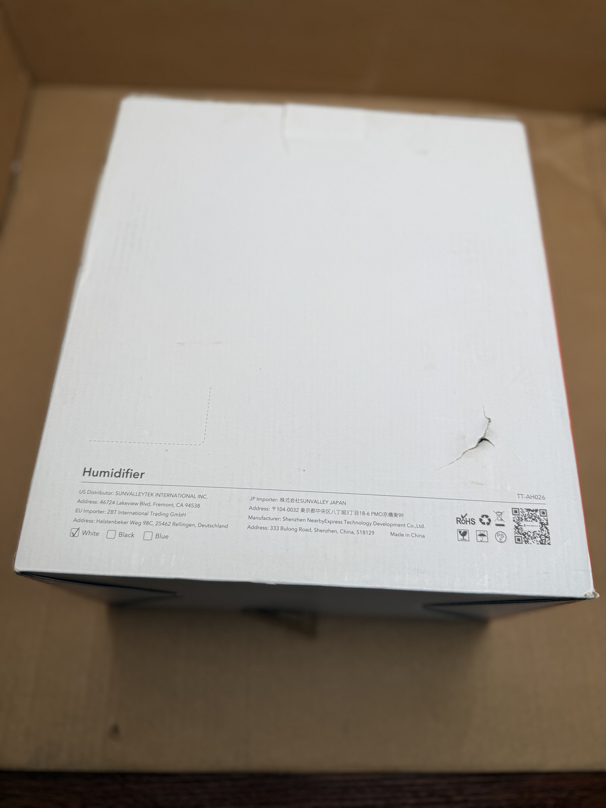 Taotronics humidifier