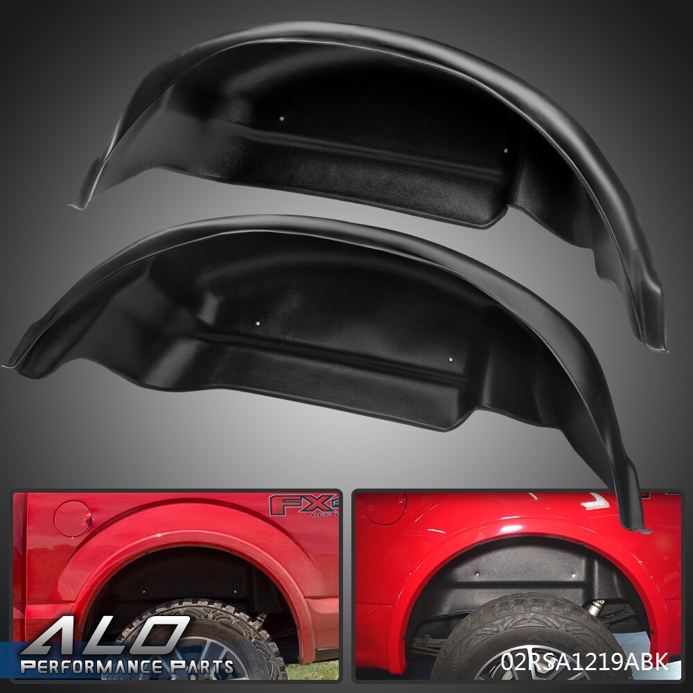 Fit For 15-20 Ford F-150 Rear Wheel Well Guards Inner Fender Mud Flaps 2pcs
