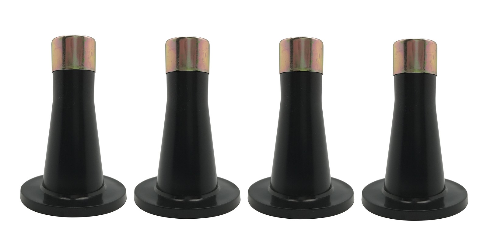 Kings Brand Furniture - Plastic Bed Frame Glide Legs To Replace Wheels, Set of 4
