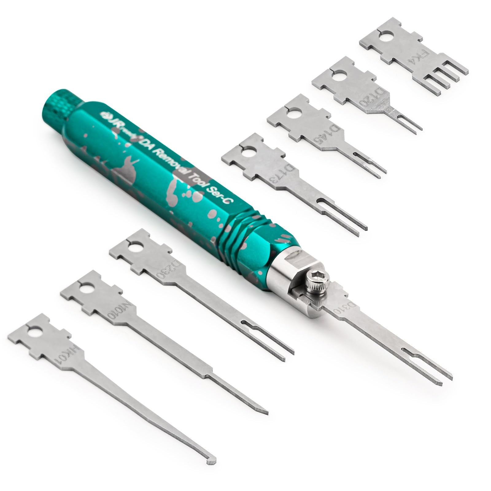 Pin Extractor Tool Terminal Removal Tool with Replacement Tips 8 Pcs