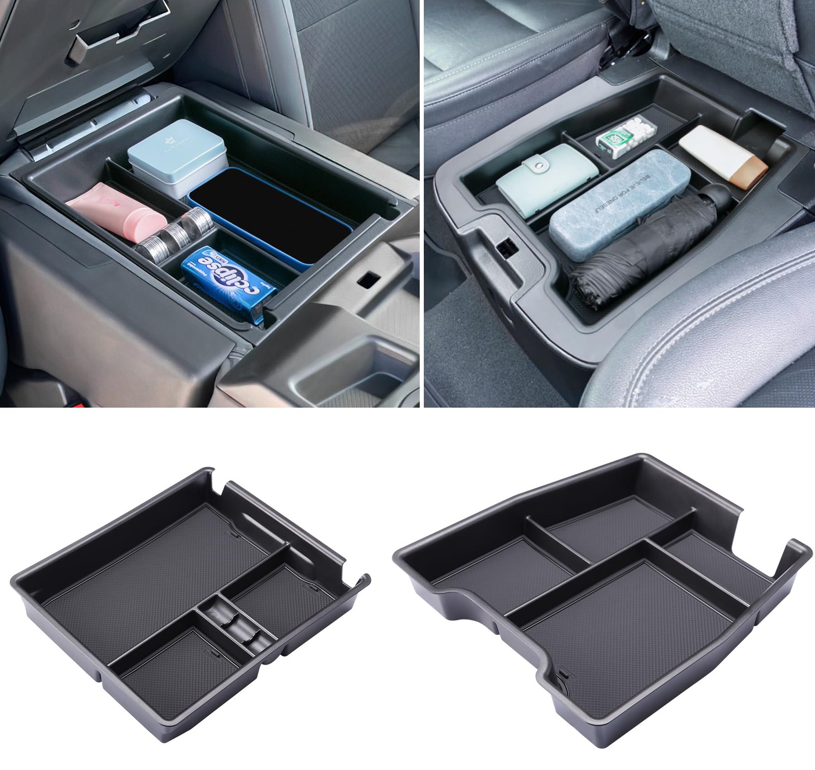 2026 Silverado Sierra Console Tray Compatible with 2019-2025 2026 2PCS Trays