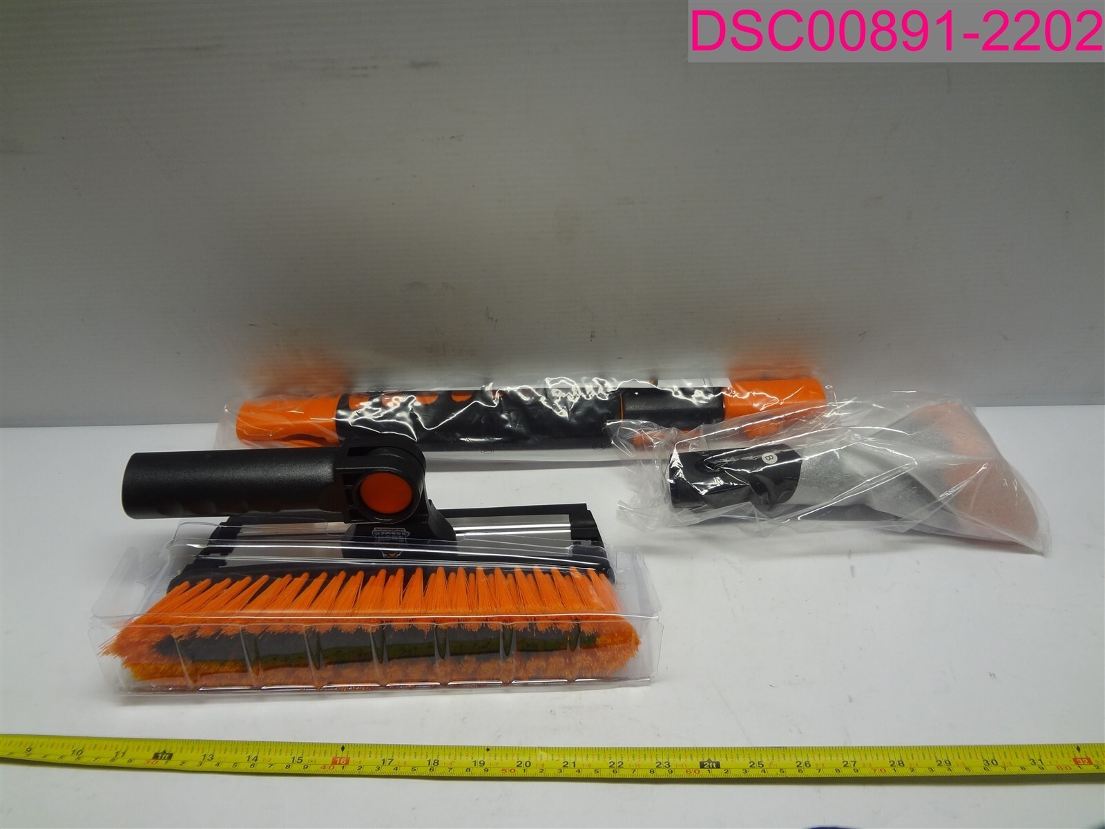 Snow Moover 3 in 1 Snow Brush Set #10834 Black & Orange BRH2021-0652