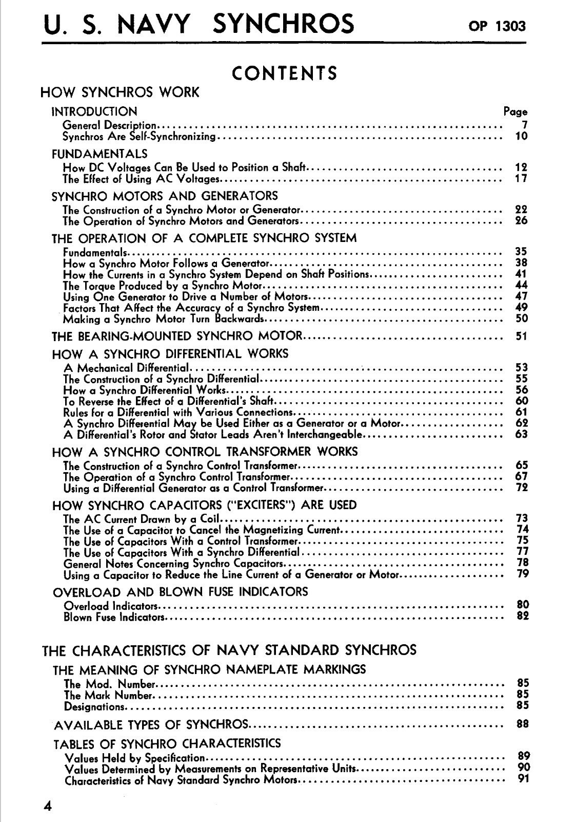 166 Page 1944 RCA Navy Synchros Description Operation OP 1303 Manual on Data CD