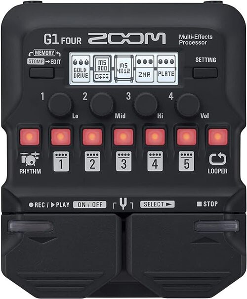 ZOOM G1 FOUR multi-effector for guitar G1 FOUR Guitar Multi-Effects Processor
