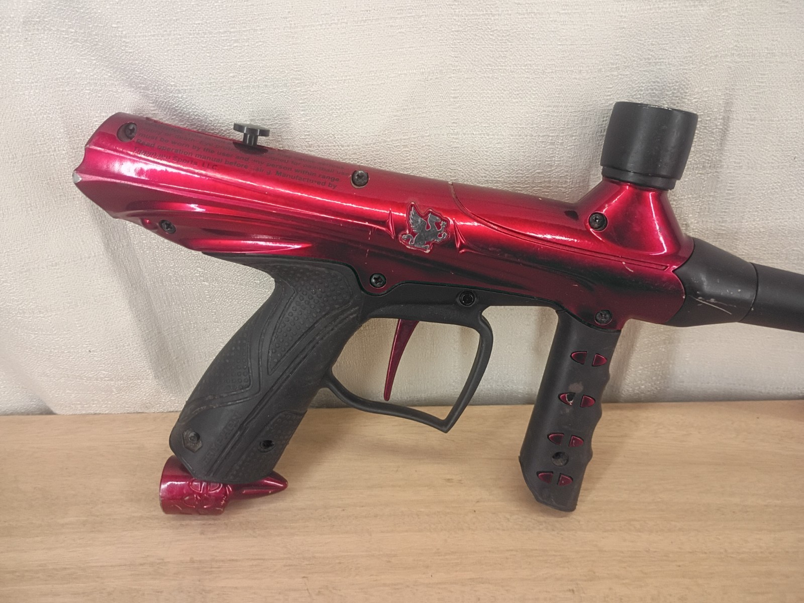 Tippmann Gryphon Paintball Marker Gun - Red/Black - UNTESTED Semi-Auto